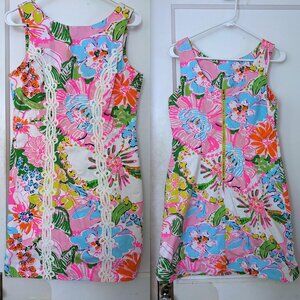 Lilly Pulitzer for Target Nosey Posie Floral Shift Dress Multi Size 8